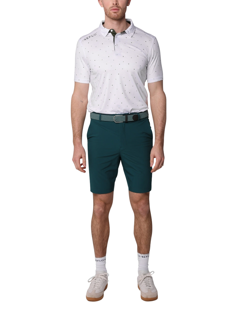 Product image 3 of 6, which shows REFLO Tagus Golf Polo Shirt, White, S