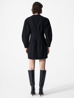 French Connection Azra Wrap Mini Dress, Black - view 2, Black