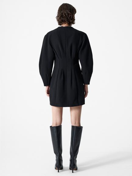 French Connection Azra Wrap Mini Dress, Black - view 2, Black