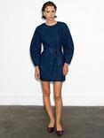 French Connection Leighton Denim Mini Dress, Dark Indigo
