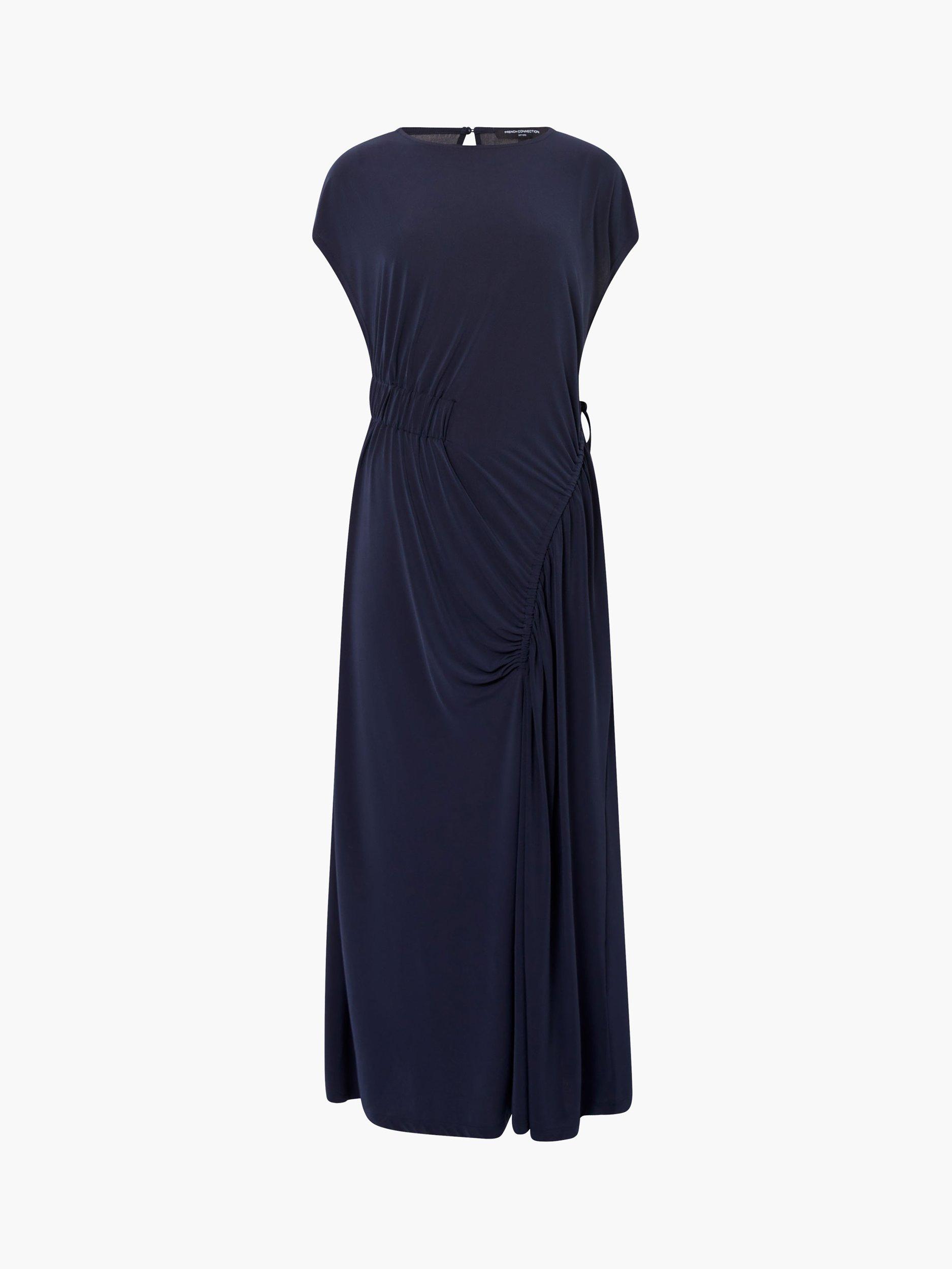 Product image 5 of 5, which shows French Connection Samira Jersey Dress, Navy, XS