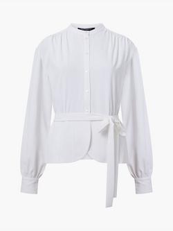 French Connection Arezzo Tie Shirt, Winter White