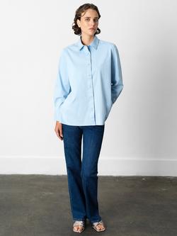 French Connection Kesha Slit Back Shirt - view 2, Arctic Blue