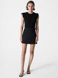French Connection Azra Sculpted Mini Skirt, Black