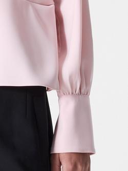 French Connection Laurel Crepe Wrap Top - view 2, Peach Pink