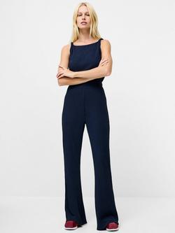French Connection Meera Flared Trousers, Washed Indigo, Washed Indigo