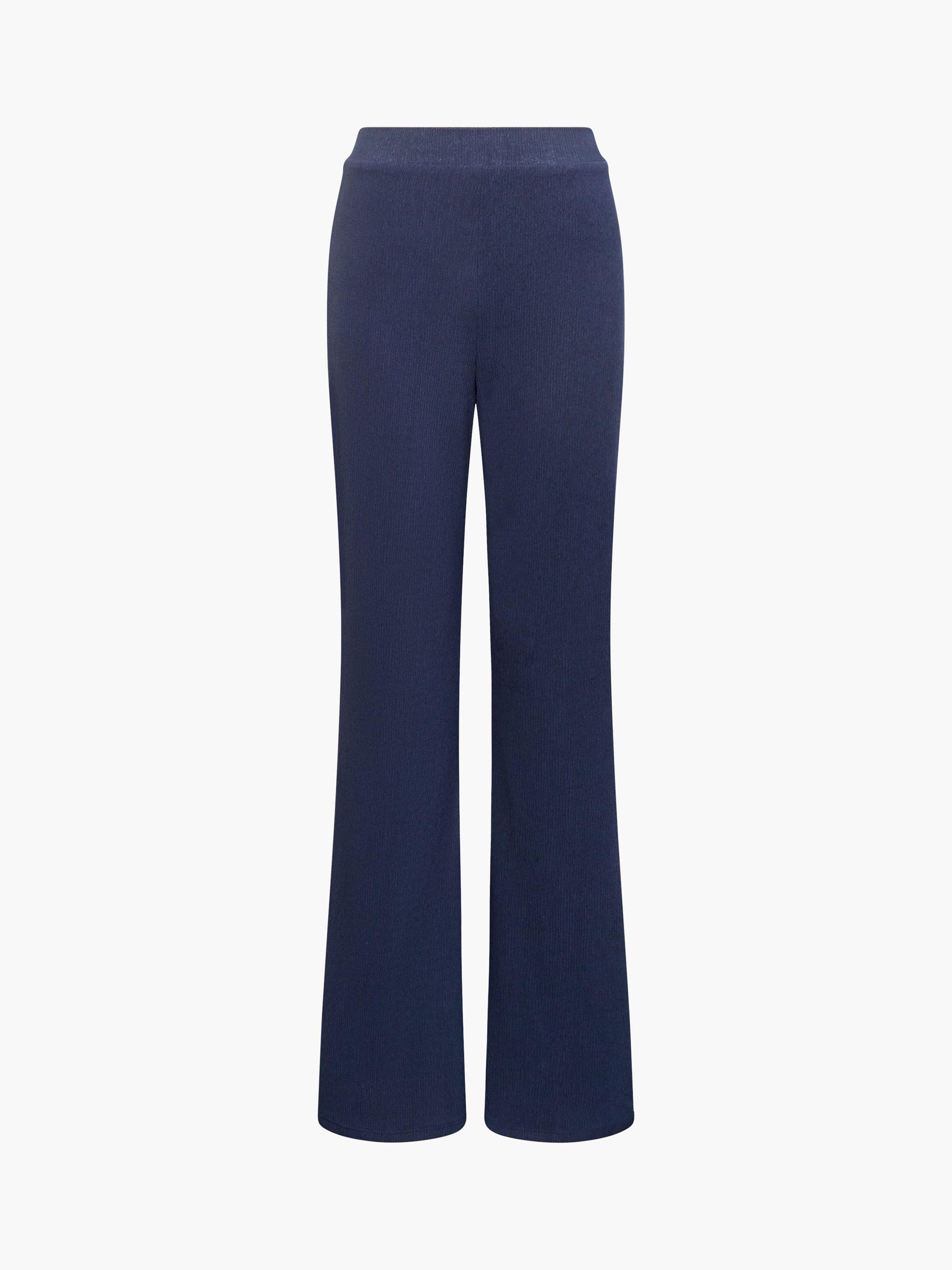 Product image 5 of 5, which shows French Connection Meera Flared Trousers, Washed Indigo, S