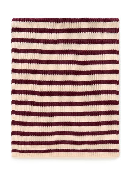 KAFFE Nia Stripe Scarf, Red/Multi - view 2, Red/Multi
