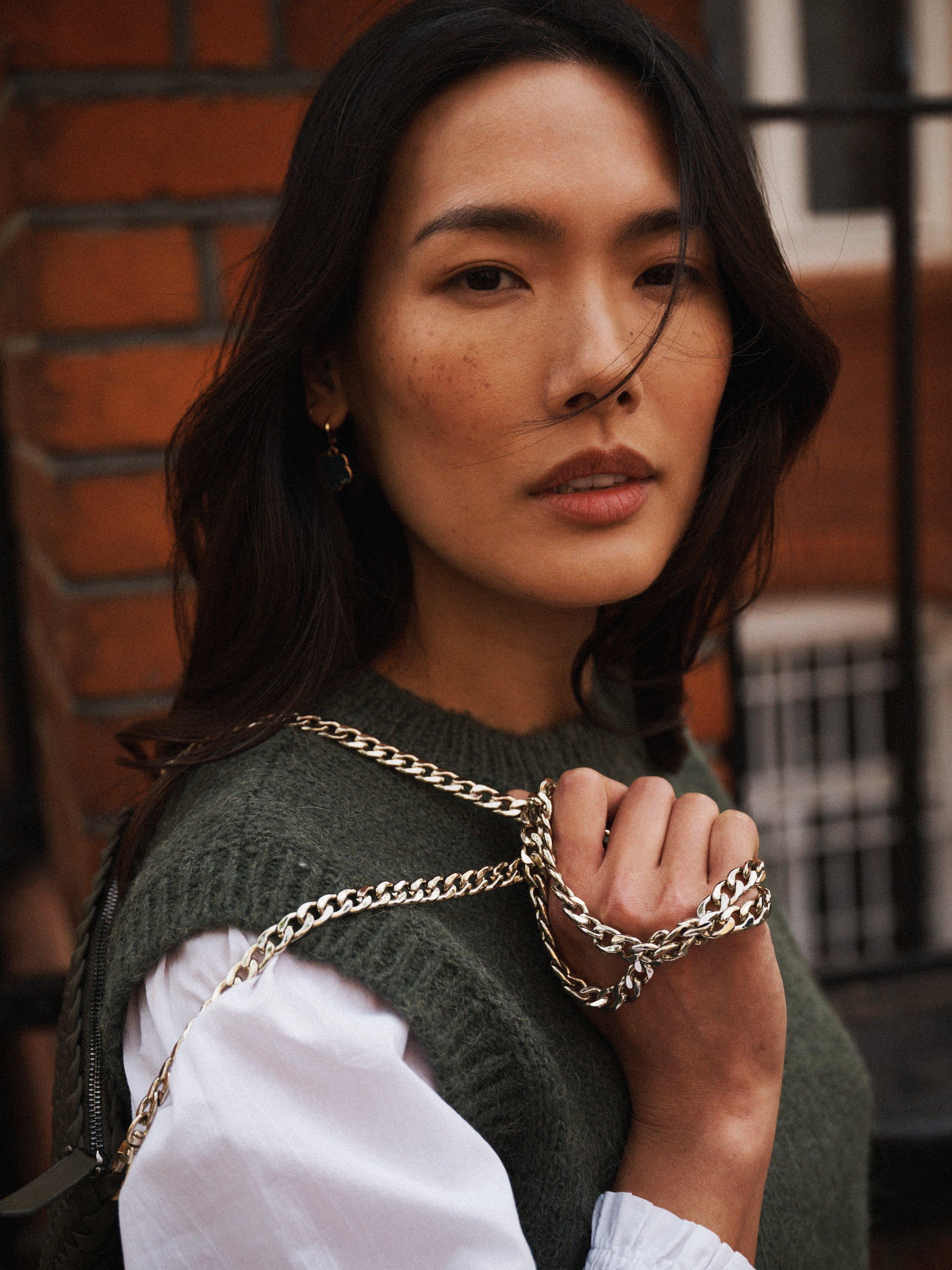 Product image 7 of 9, which shows NRBY Rosie Crew Neck Tank Top, Khaki, XS