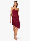 Adrianna by Adrianna Papell Knit Crepe Cocktail Dress, Crimson Haze