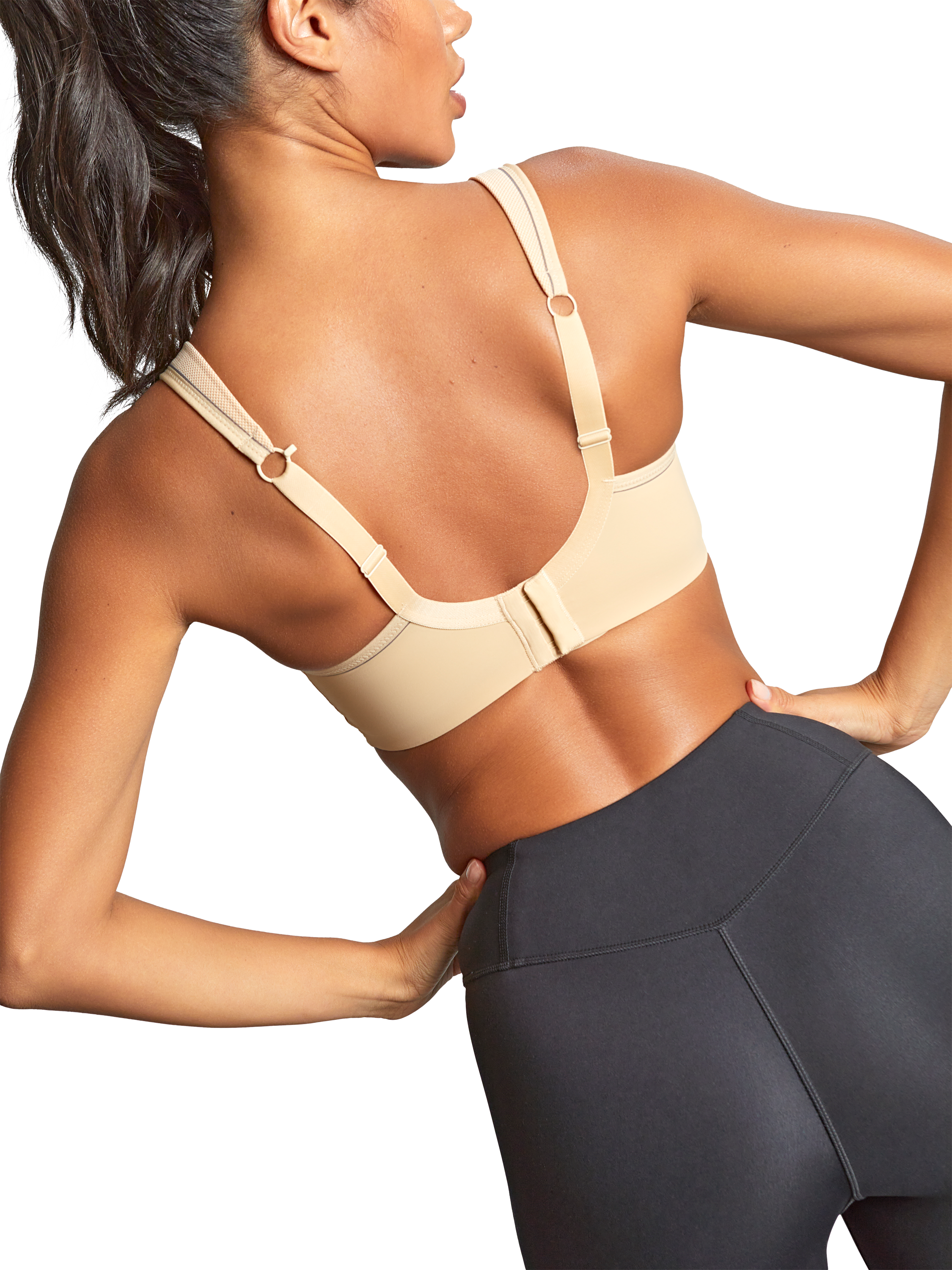 Product image 2 of 5, which shows Panache Power Underwired Sports Bra, Latte, 36F