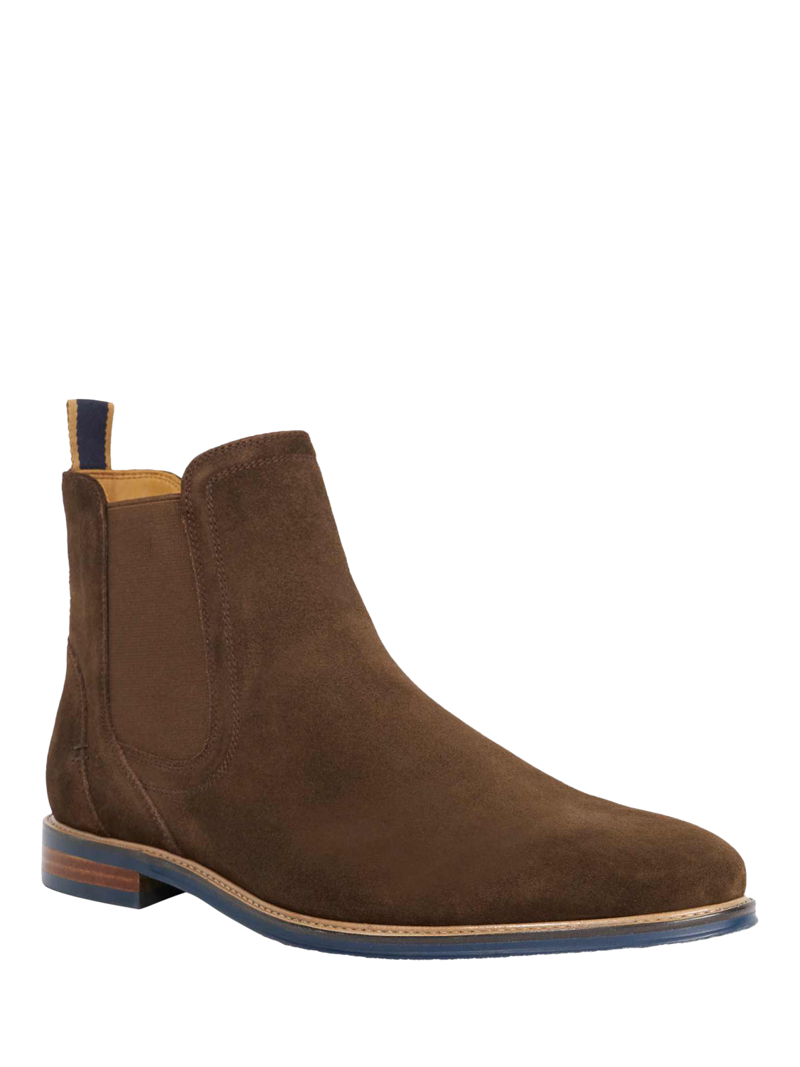 Product image 3 of 6, which shows Dune London McKinley Suede Ankle Boots, Brown, 6|6.5