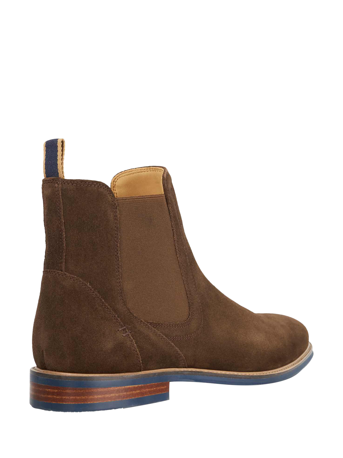 Product image 4 of 6, which shows Dune London McKinley Suede Ankle Boots, Brown, 6|6.5