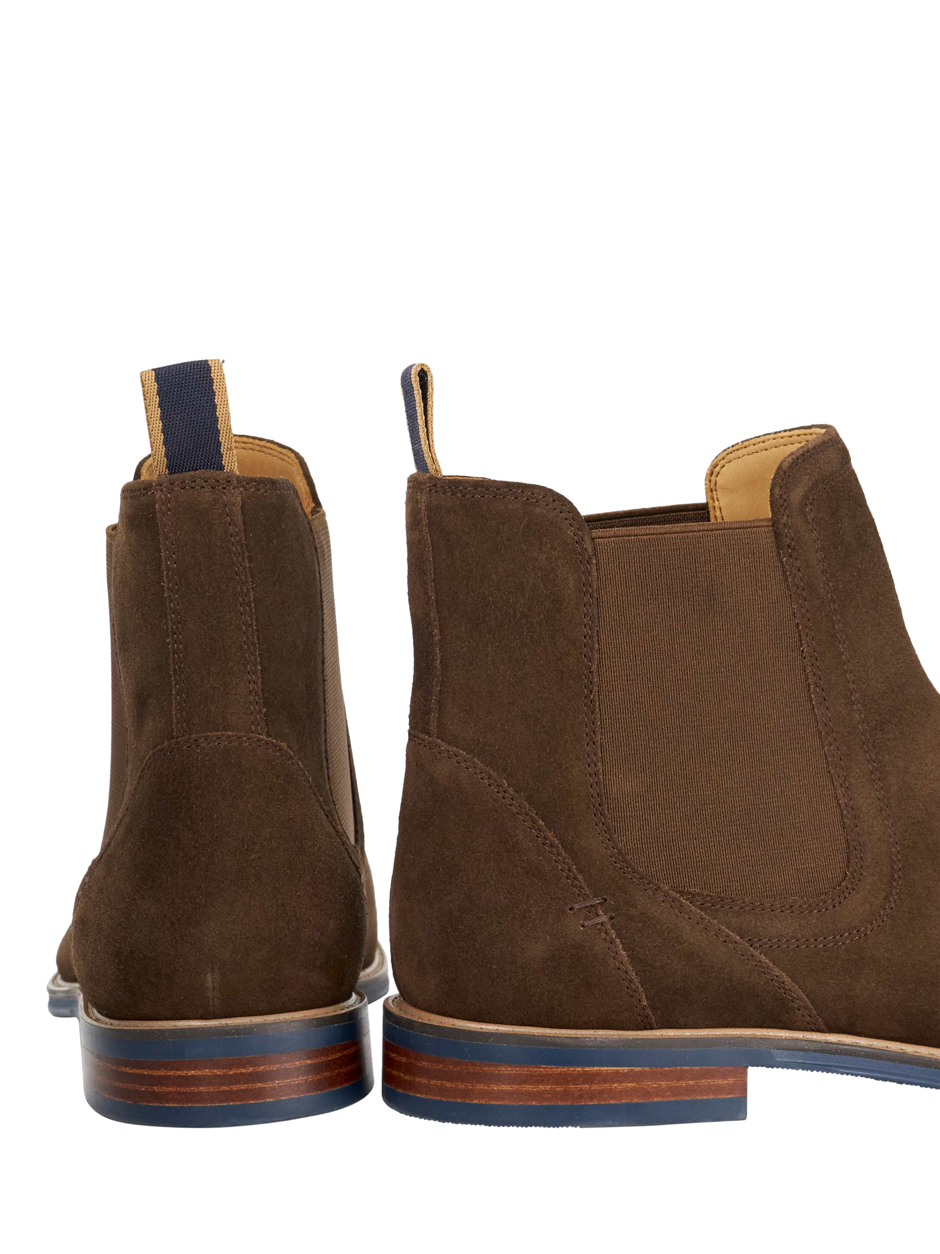 Product image 6 of 6, which shows Dune London McKinley Suede Ankle Boots, Brown, 6|6.5