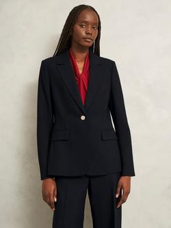 Hobbs Heidi Wool Blend Blazer, Black, Black