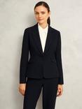 Hobbs Petite Ivy Single Button Blazer, Navy
