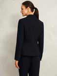 Hobbs Petite Ivy Single Button Blazer, Navy
