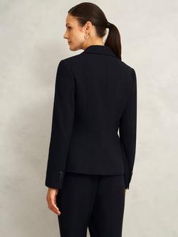 Hobbs Petite Ivy Single Button Blazer, Navy - view 2, Navy