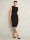 Hobbs Ivy Sleeveless Shift Dress, Navy