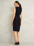 Hobbs Ivy Sleeveless Shift Dress, Navy