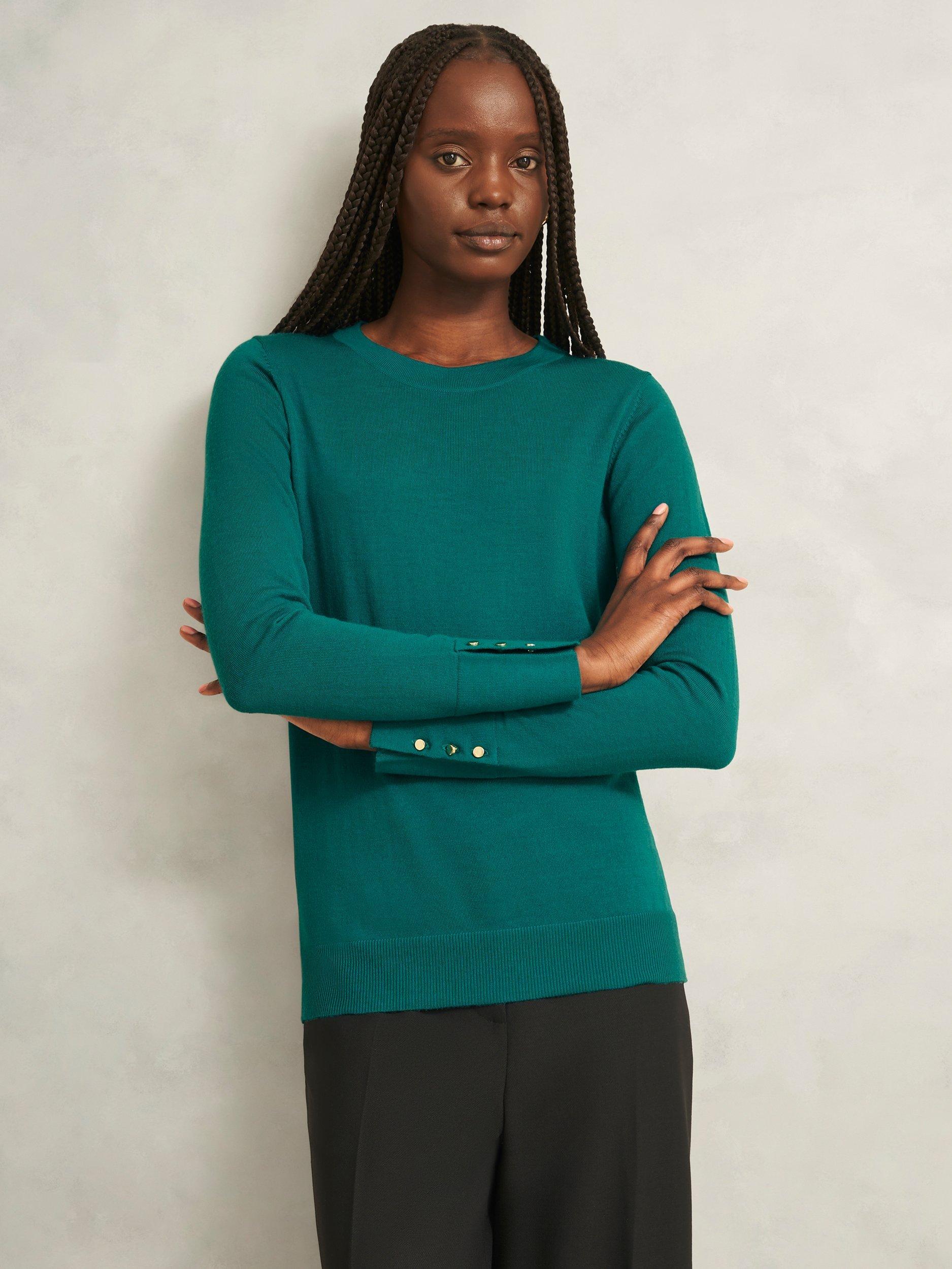 Hobbs Penny Merino Wool Crew Neck Jumper