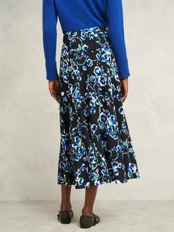 Hobbs Kiara Skirt, Navy/Multi - view 2, Navy/Multi