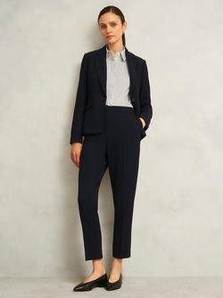 Hobbs Ivy Slim Tailored Trousers, Navy, Navy