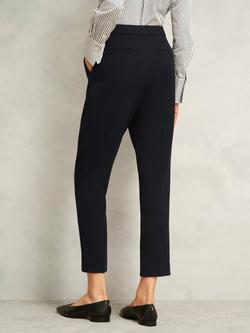 Hobbs Ivy Slim Tailored Trousers, Navy - view 2, Navy