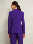 Hobbs Petite Sami Single Breasted Jacket, Purple