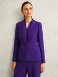 Hobbs Sami Single Button Blazer, Purple