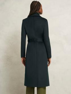 Hobbs Petite Livia Wool Coat - view 2, Dark Green