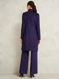 Hobbs Taylor Wool Coat, Dark Purple
