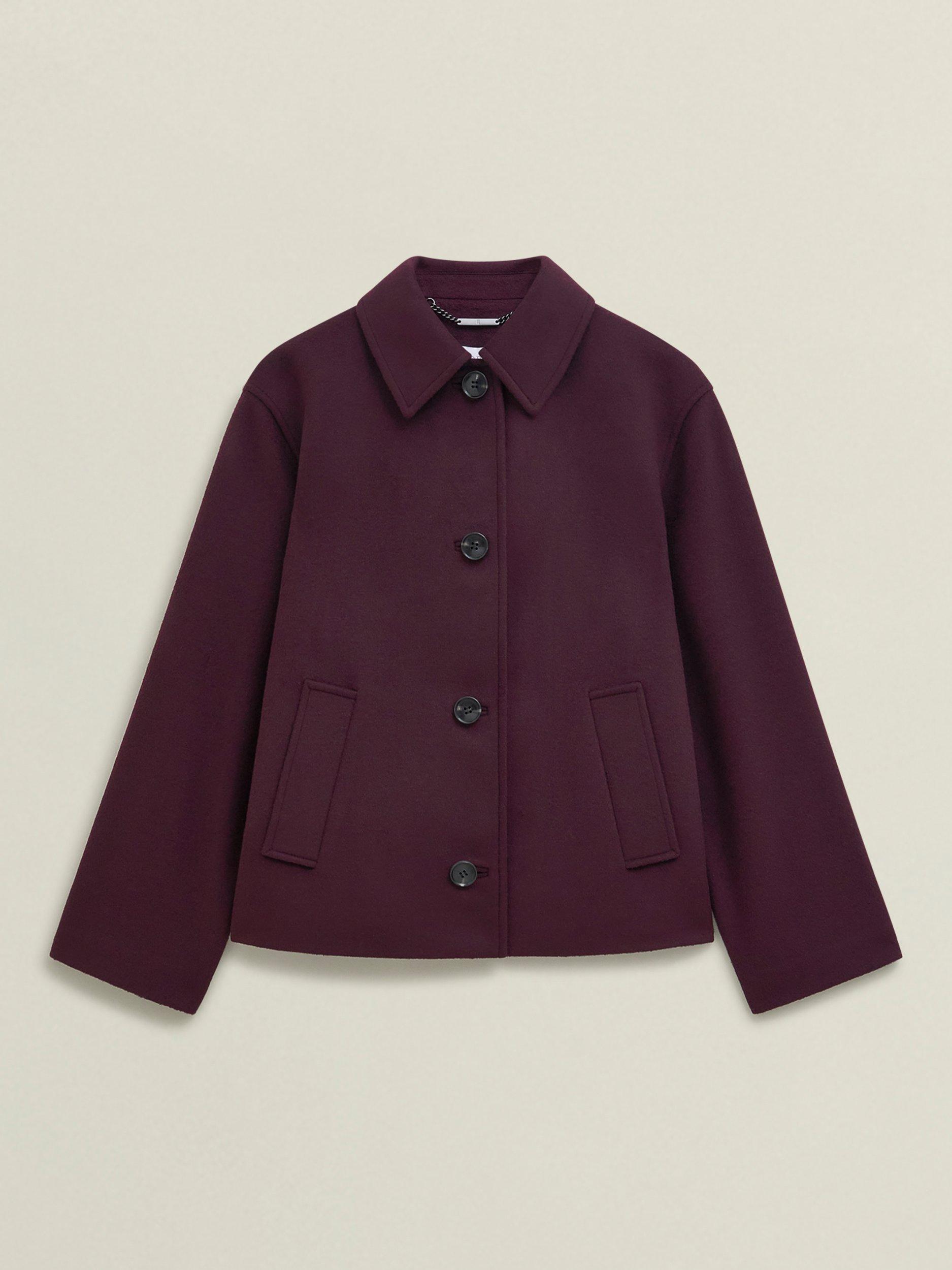 Product image 4 of 6, which shows Hobbs Zoe Coat, Mid Purple, 8