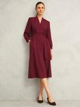 Hobbs Peony Dress, Red