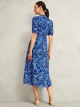 Hobbs Sidonie Dress, Blue/Multi