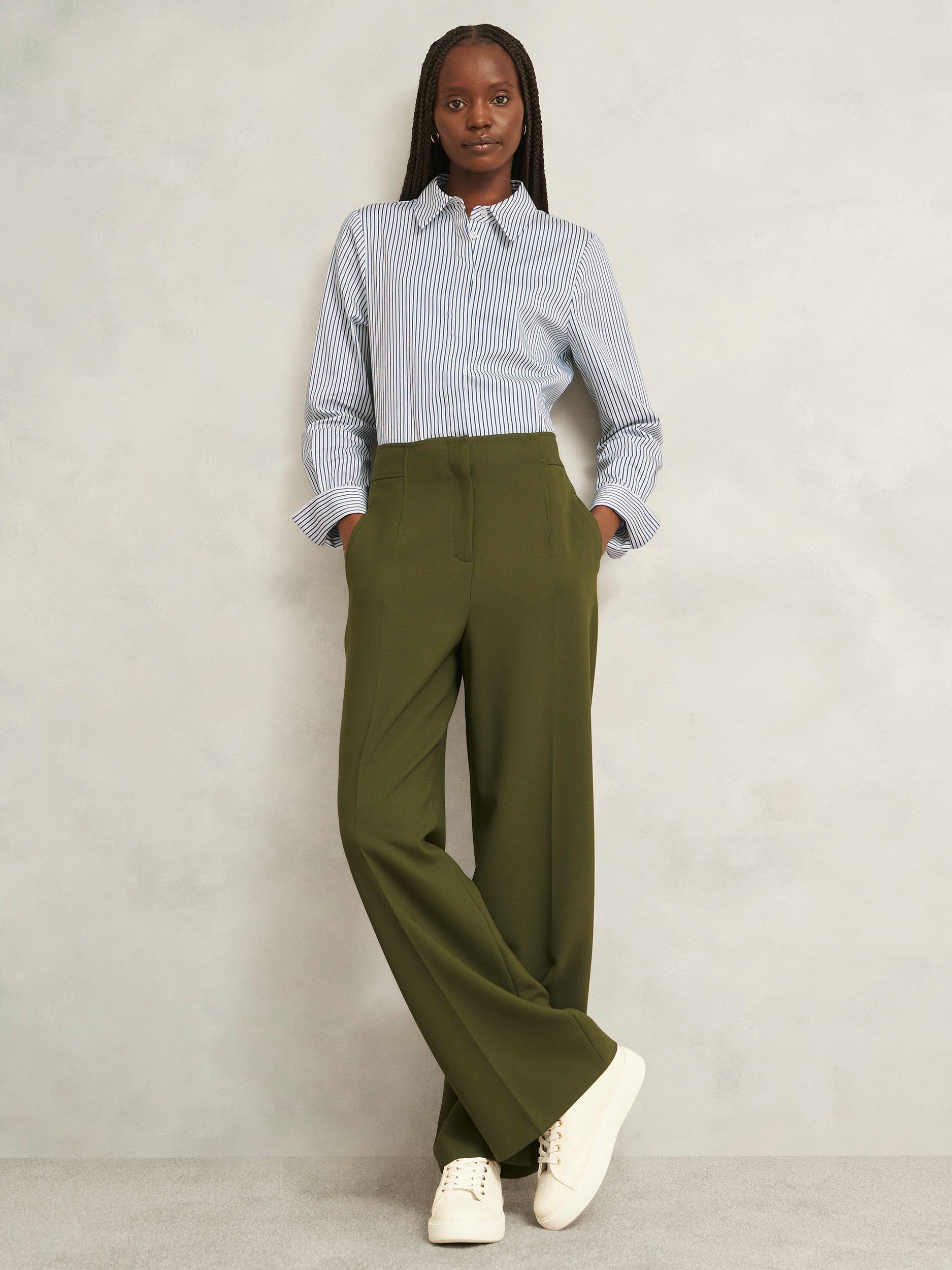 Product image 5 of 7, which shows Hobbs Andra Shirt, White/Multi, 10