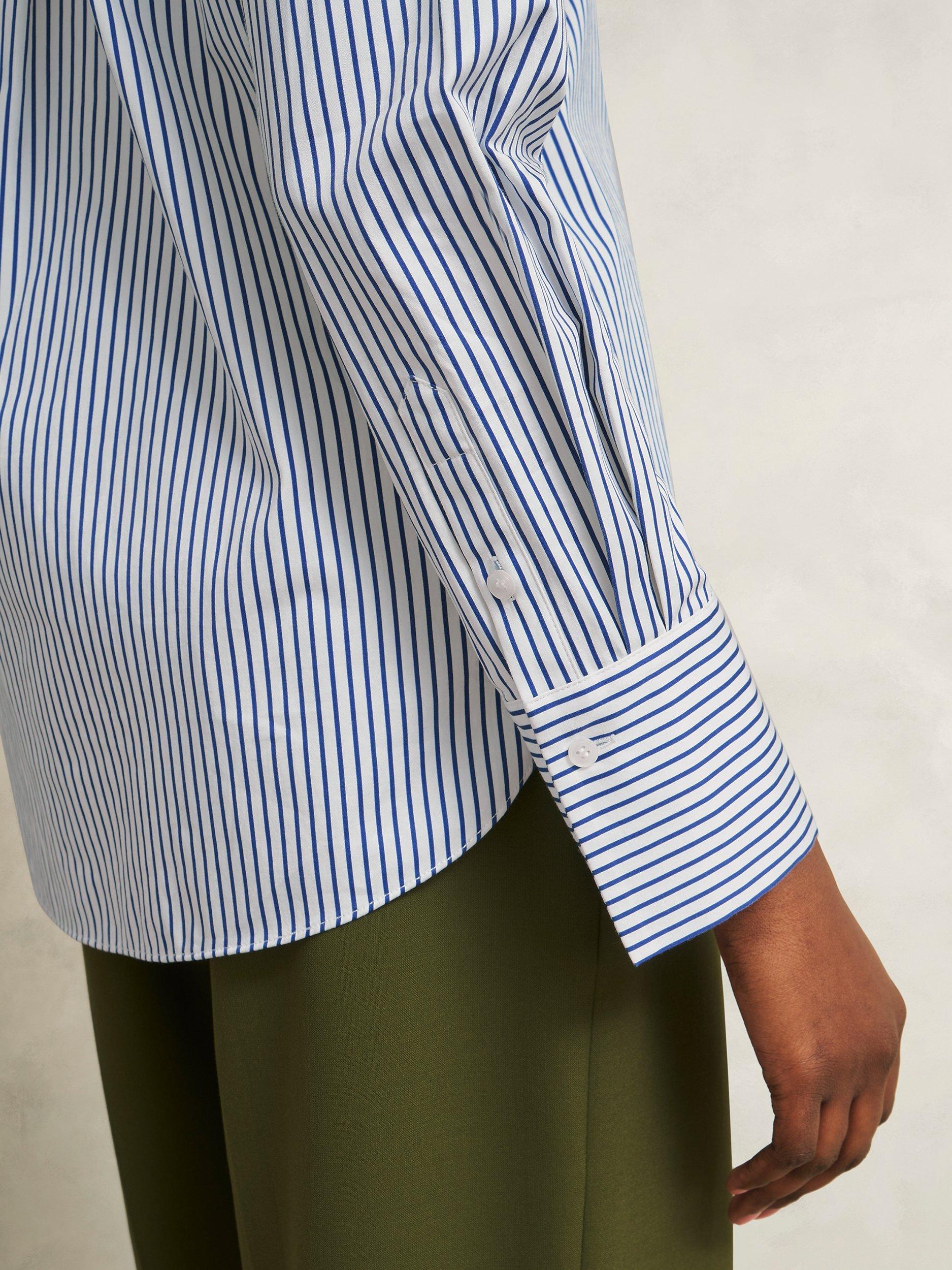 Product image 6 of 7, which shows Hobbs Andra Shirt, White/Multi, 10