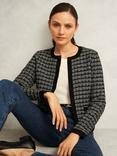 Hobbs Audra Tweed Trim Jacket