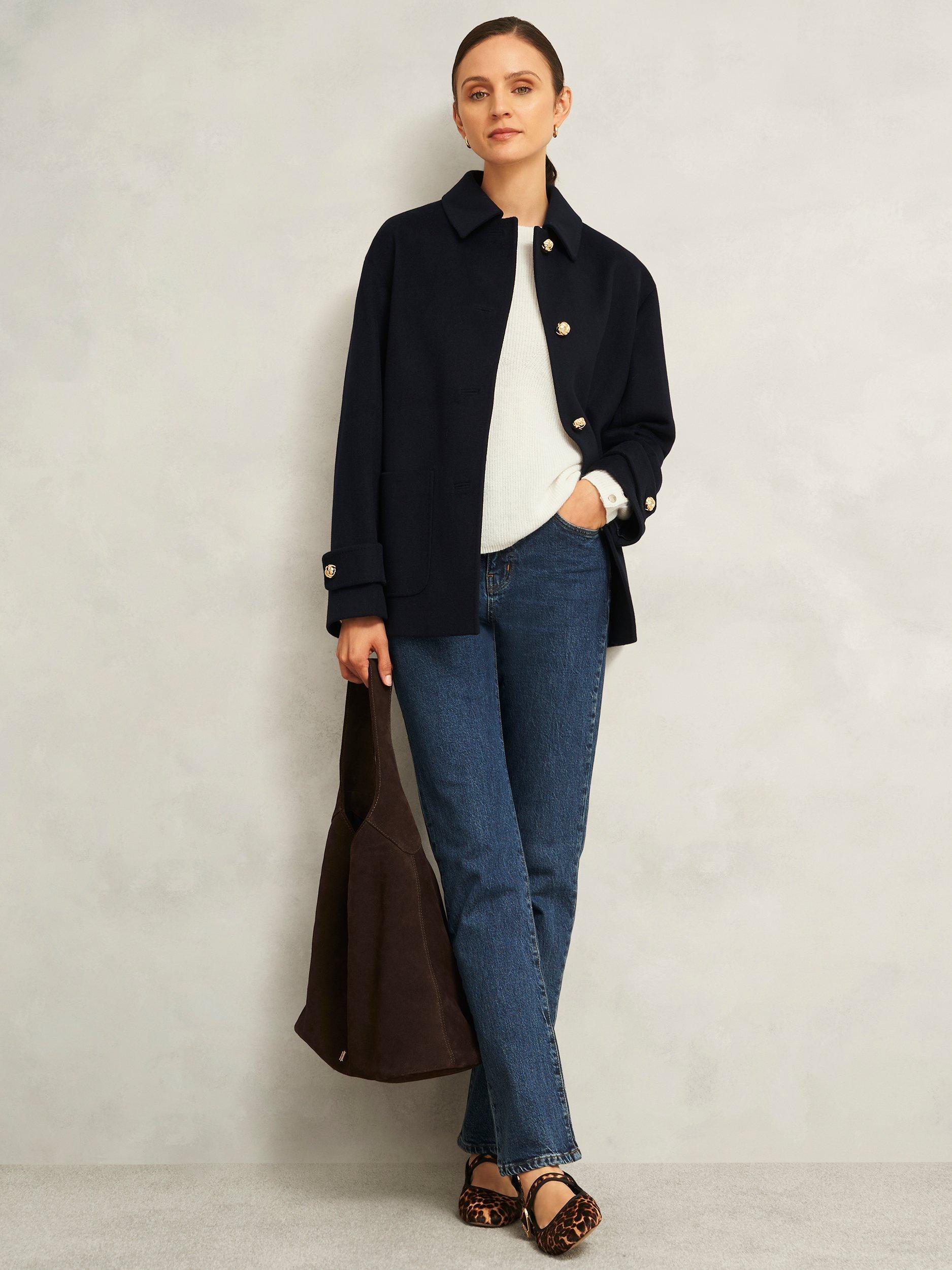 Product image 7 of 7, which shows Hobbs Jasmina Jumper, White, L