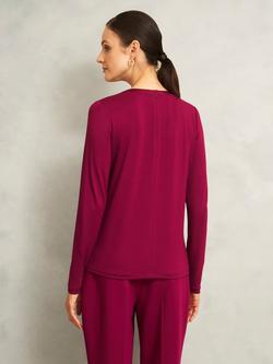 Hobbs Savannah Keyhole Top, Red - view 2, Red