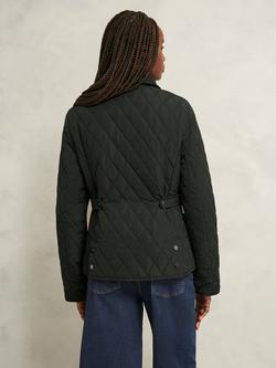 Hobbs Harley Padded Jacket, Dark Green - view 2, Dark Green