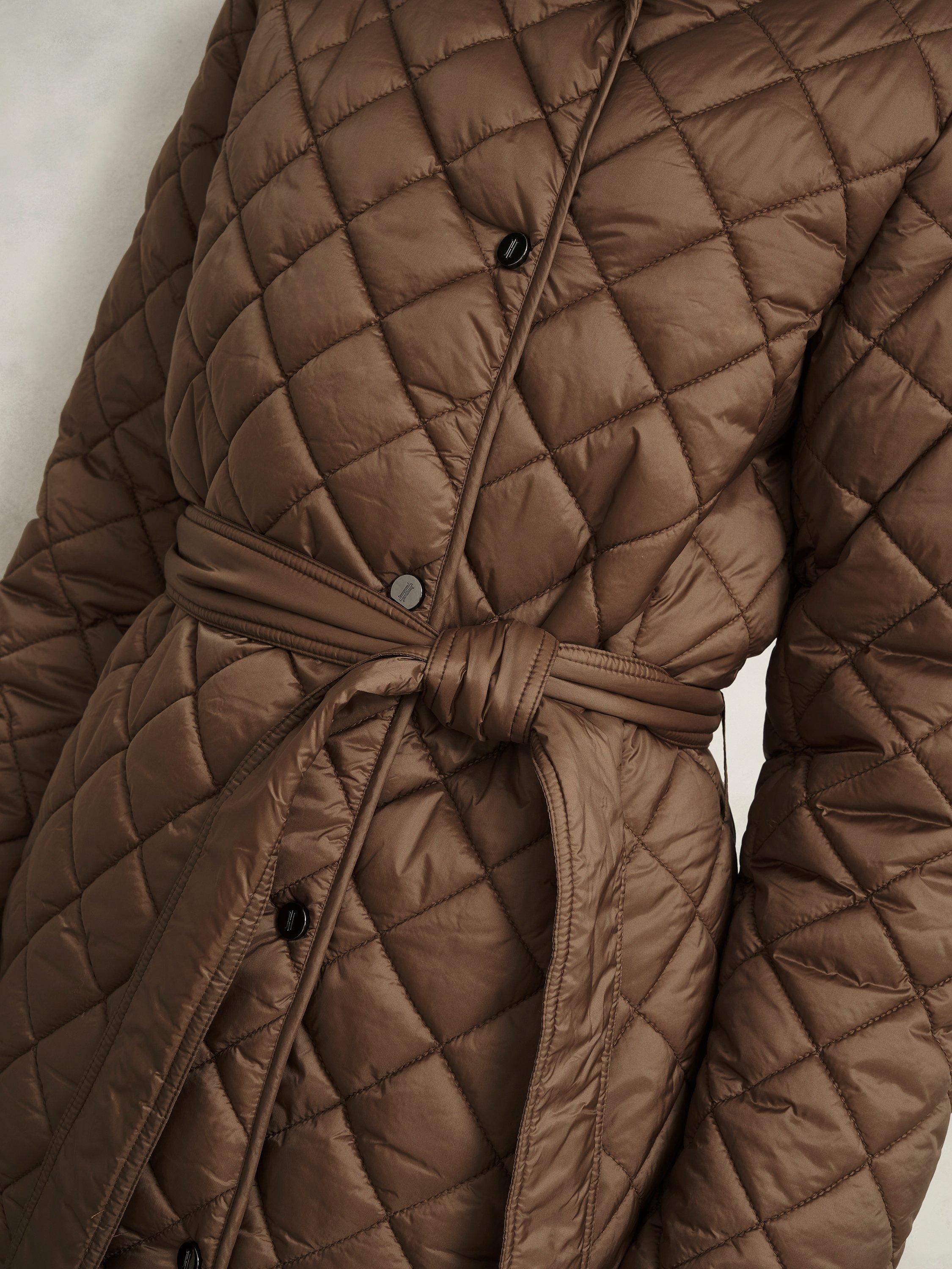 Product image 6 of 7, which shows Hobbs Ines Longline Puffer Jacket, Brown, 10