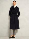 Hobbs Livia Wool Coat, Black
