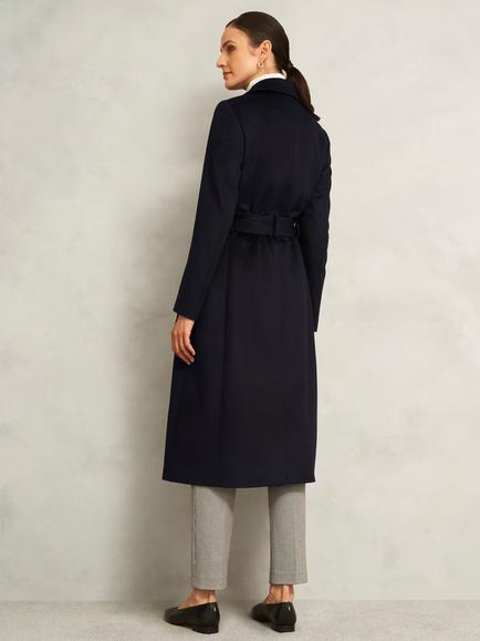 Hobbs Livia Wool Coat - view 2, Black