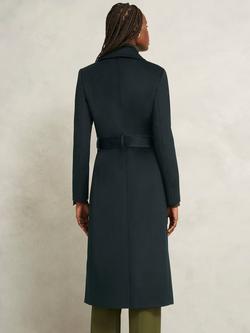 Hobbs Livia Wool Coat - view 2, Dark Green