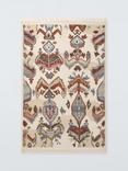 John Lewis Farah Ikat Wool Rich Rug, Natural/Multi