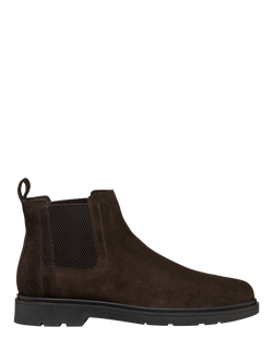 Geox Spherica EC1 Suede Ankle Boots, Dark Brown