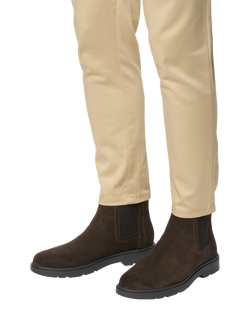 Geox Spherica EC1 Suede Ankle Boots - view 2, Dark Brown