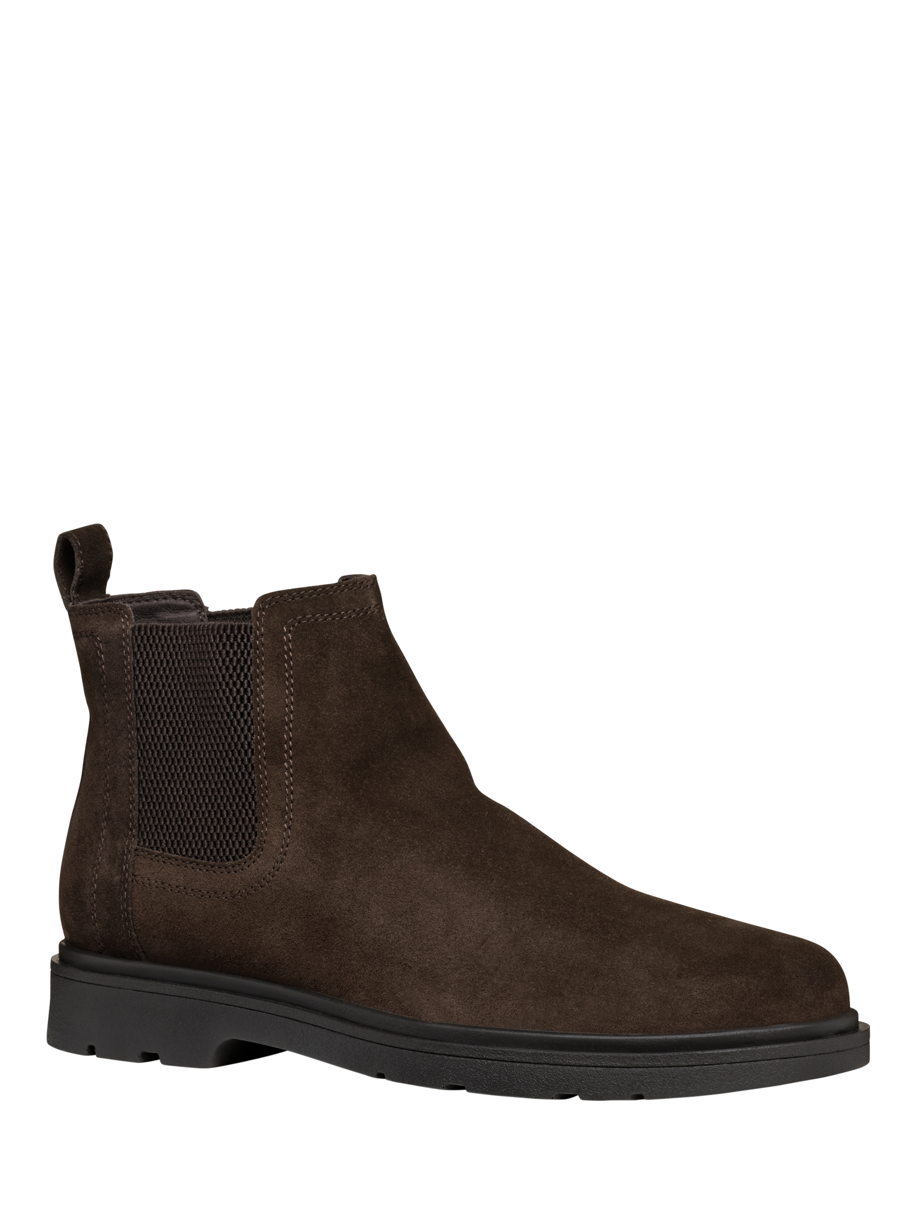 Product image 4 of 11, which shows Geox Spherica EC1 Suede Ankle Boots, Dark Brown, 6