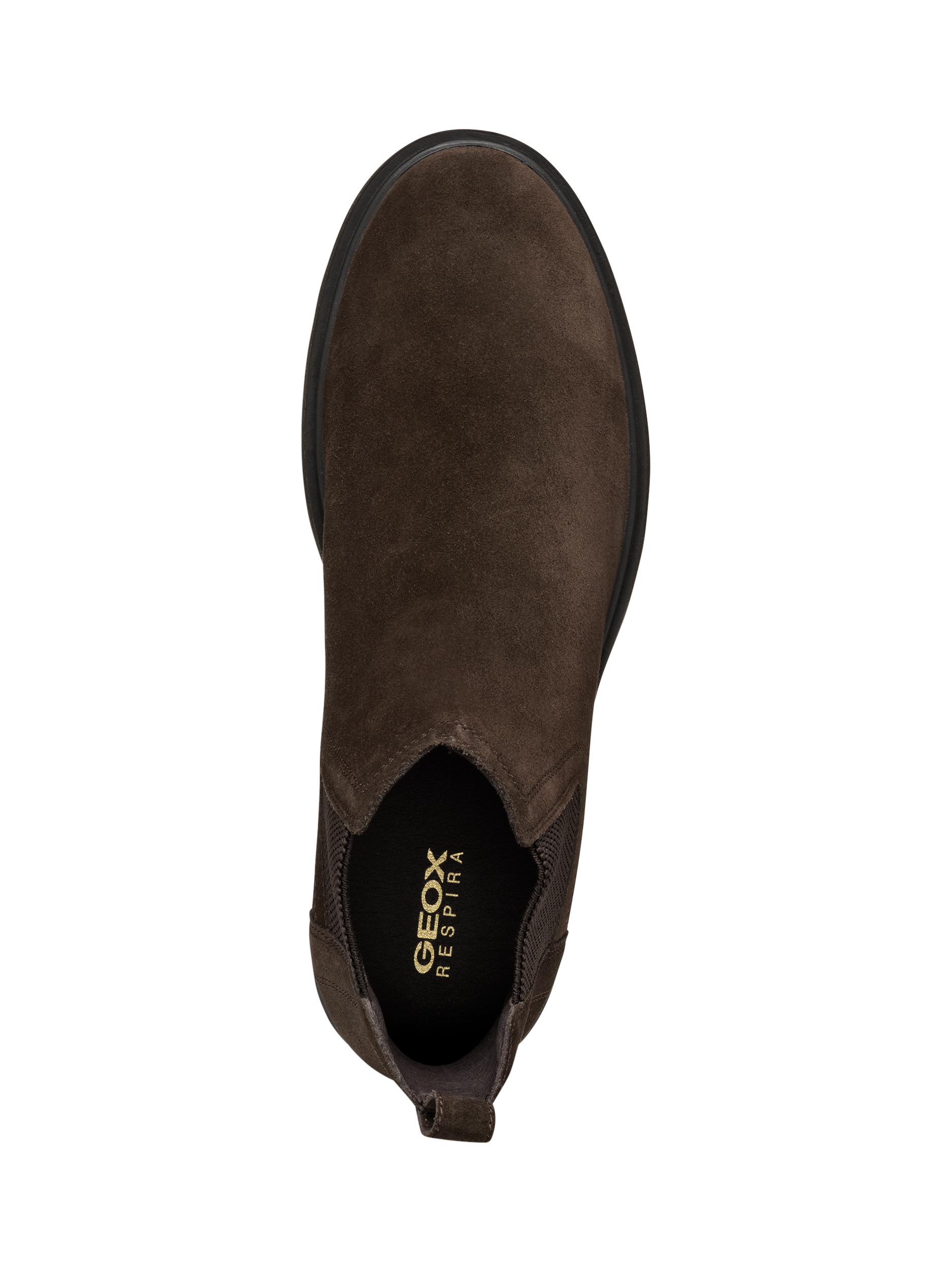 Product image 7 of 11, which shows Geox Spherica EC1 Suede Ankle Boots, Dark Brown, 6